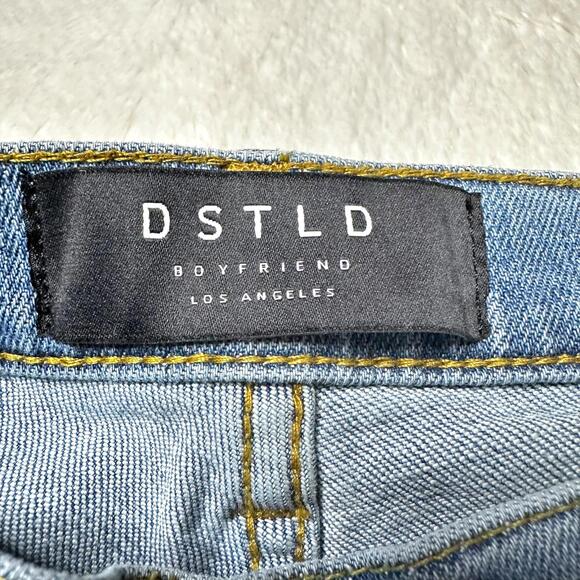DSTLD Boyfriend Jeans Women’s 28 Light Wash Blue Relaxed Fit - Picture 6 of 8